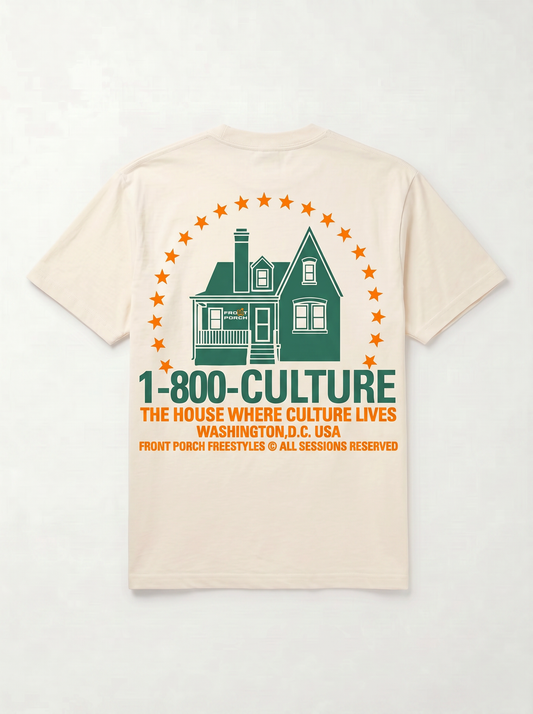 1-800-Culture Tee (Cream)