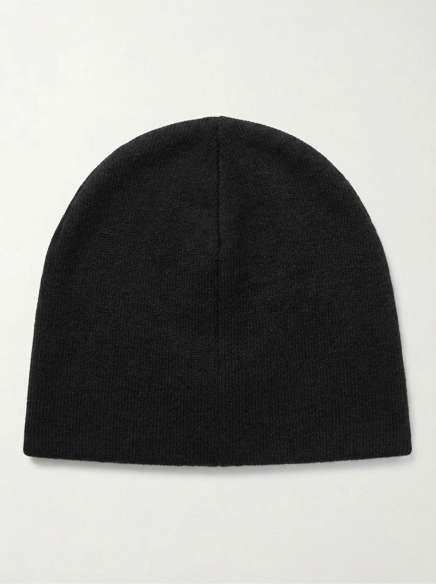 Front Porch Freestyles Live on Set Beanie charcoal black solid knit back view